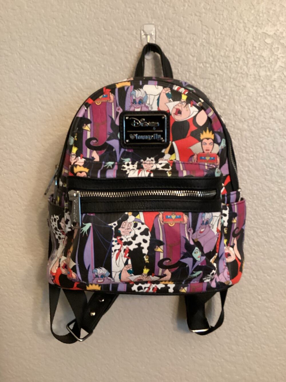 NWOT Loungefly x Disney Villains Maleficent Evil Queen Ursula Hades Backpack